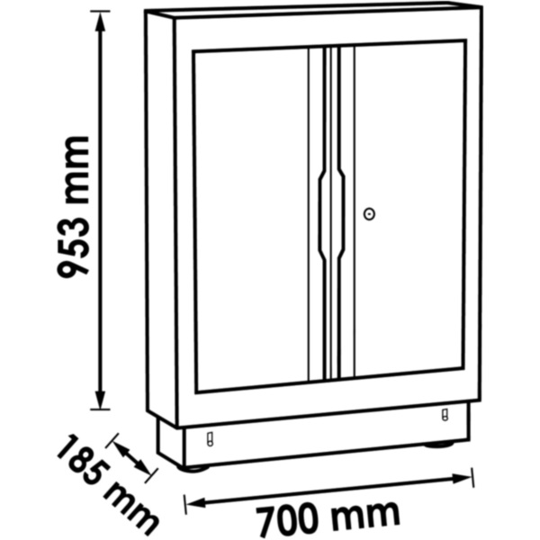 STUETZUNTERSCHRANK 700 mm