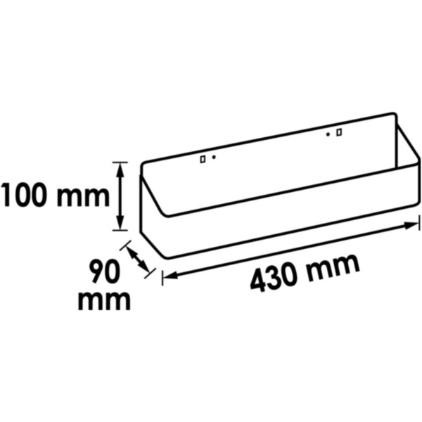 Dosenhalter 430X90 mm