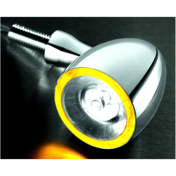 Blinker Blinkleuchte chrom 180100