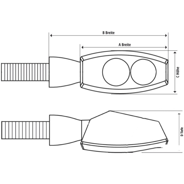 Blinker Blinkleuchte Spark Shin Yo 204006