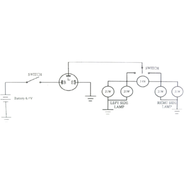 Blinkrelais elektrisch JMP BD08U0010