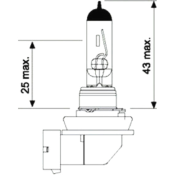 Lampe H11 12V55W JMP