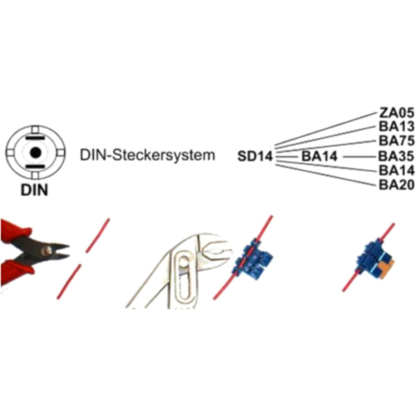 Steckdose M DIN isoliert 4165