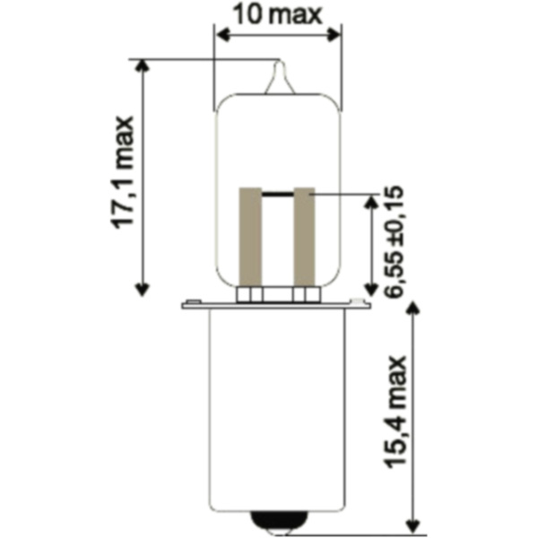 Lampe HS3 6V2.4W JMP