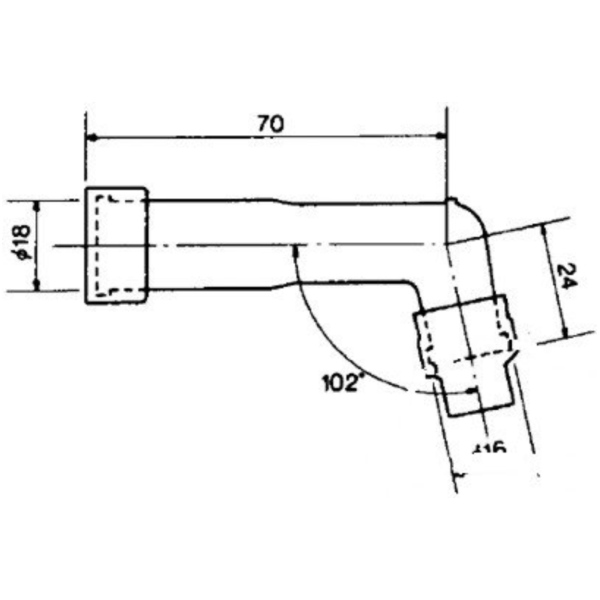 Zündkerzenstecker XB05F-R rot NGK