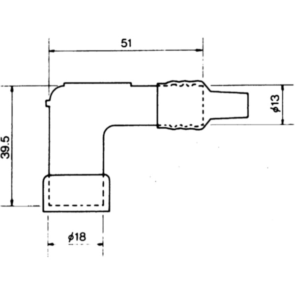 Zündkerzenstecker LD05E schwarz NGK