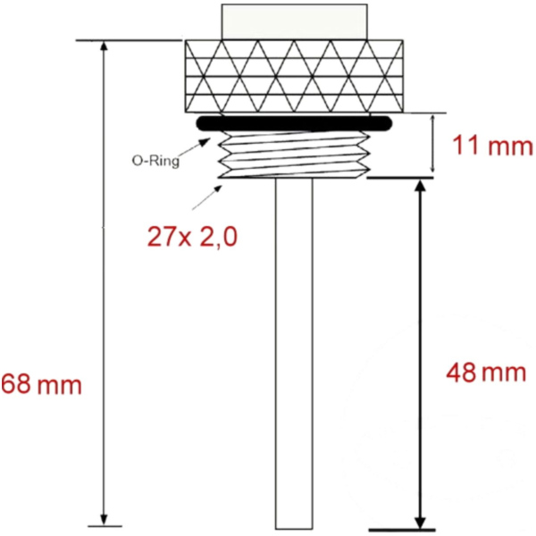 Öltemperatur Direktmesser JMP 970680
