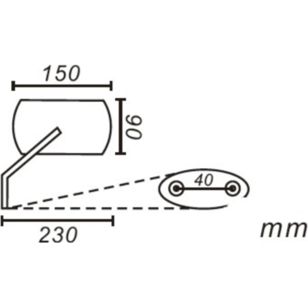 Spiegel schwarz rechts Orion