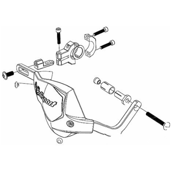 Handprotektor Touquet orange