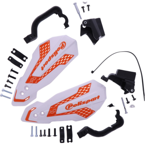 Handprotektor MX Flow weiß/orange 16