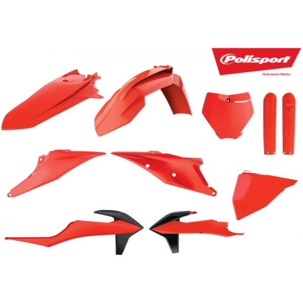 Komplettkit orange fluoreszierend