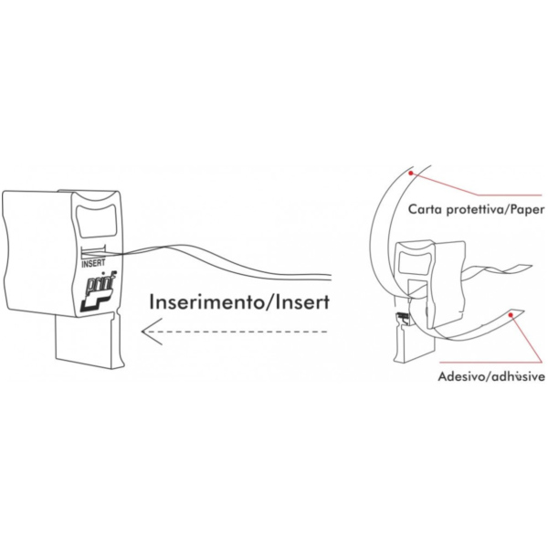 Reflective Strips weiß