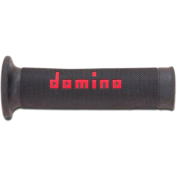 Lenkergriffe Griffgummi schwarz/rot Domino A01041C4240B70