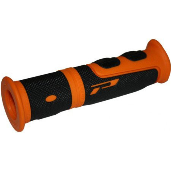 Lenkergriffe Griffgummi schwarz/orange ATV