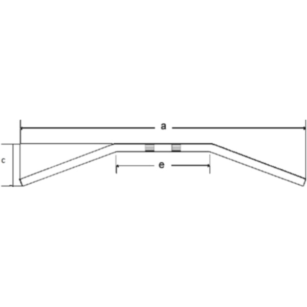Lenker Stahl chrom KK 1 Zoll Fehling 7094