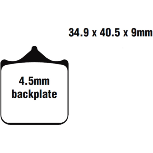 Bremsbeläge Bremsklotz Sinter GPFAX EBC GPFAX6044HH