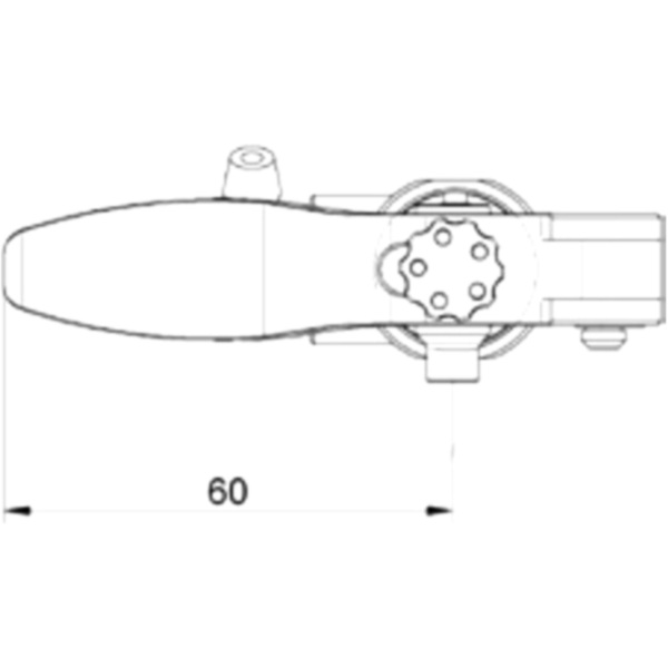 Bremsarmatur hydraulisch Accossato