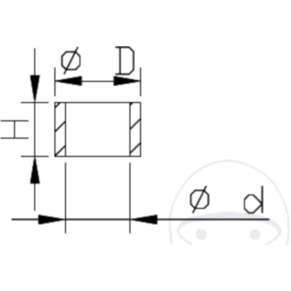 Buchse DRUCKSTUFE Kayaba