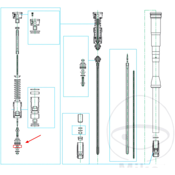Buchse DRUCKSTUFE Kayaba