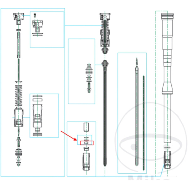 Gleitbuchsen CARTRIDGE Kayaba