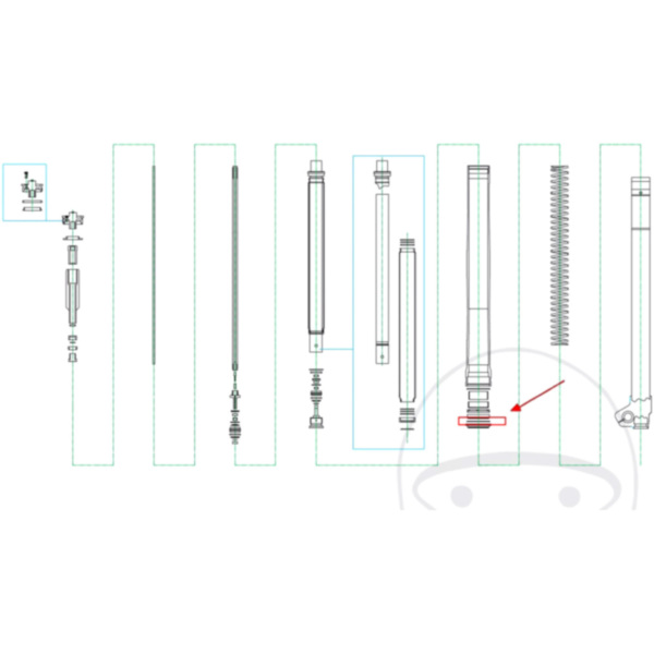 Sicherungsring Gabel Kayaba 110783600101