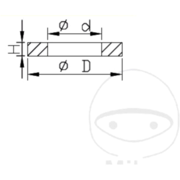 Sicherungsring Gabel Kayaba 110910000101