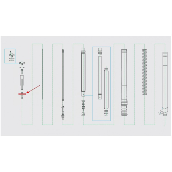 Sicherungsring Gabel Kayaba