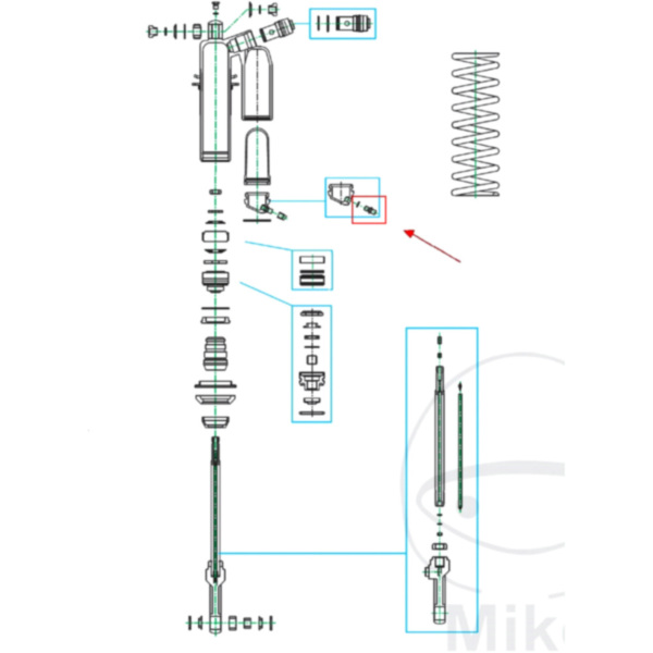 Ventil M O-Ring Kayaba 120130000201