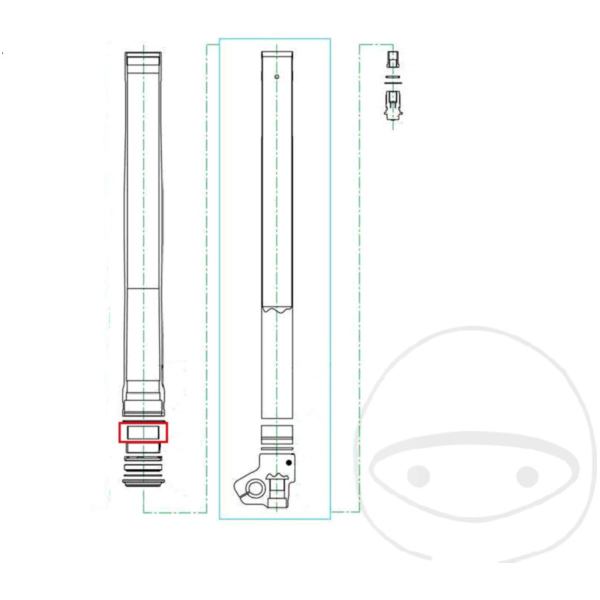 Gleitbuchsen Satz Gabel Kayaba 110044300402