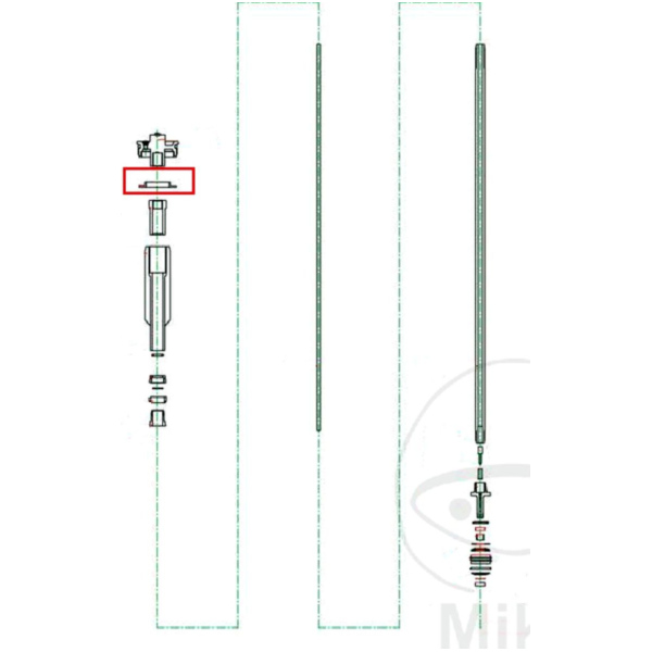 Federsitz für Feder Kolben