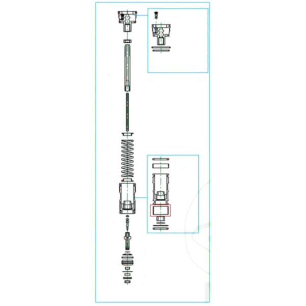 Gabelkolben unten Kayaba