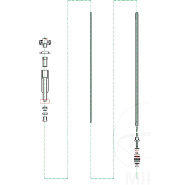 O-Ring untere Federführung