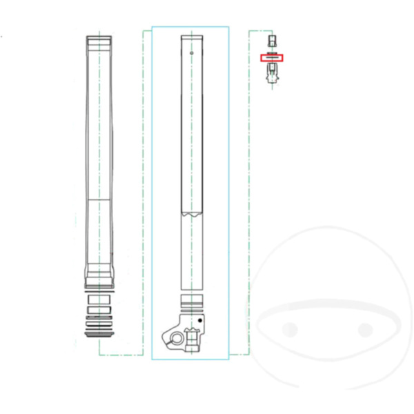 Simmerring für Bodenventil
