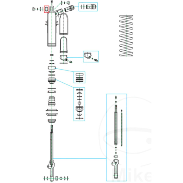 Augenlager Federbein Kayaba