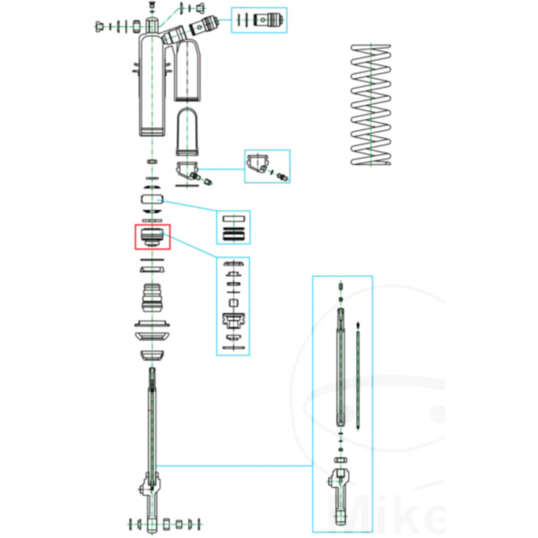 Dichtkopf Kayaba 120244600401