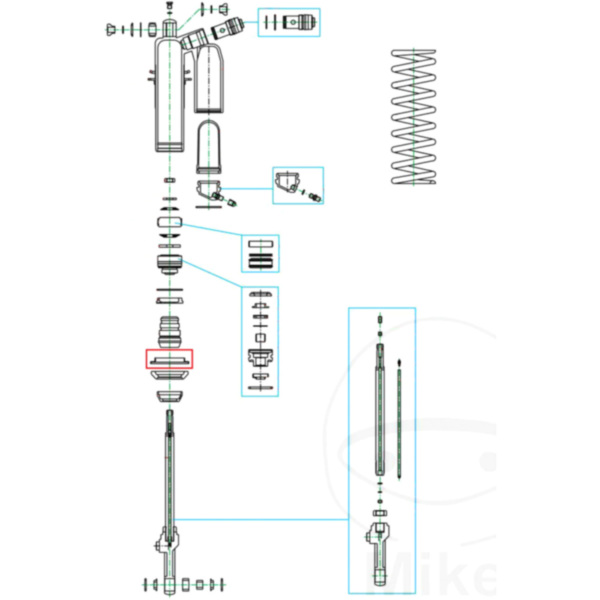 Federsitz Federbein Innen