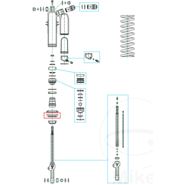 ABSTANDSHALTER Federbein