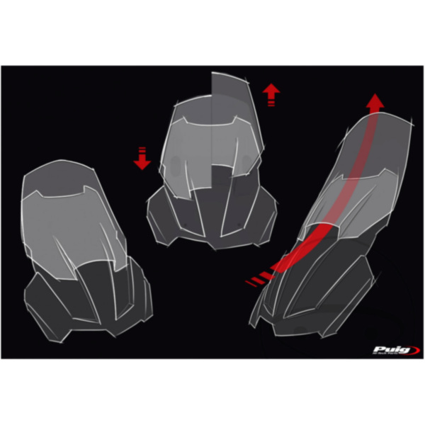 Touringscheibe New Generation Puig 8164W