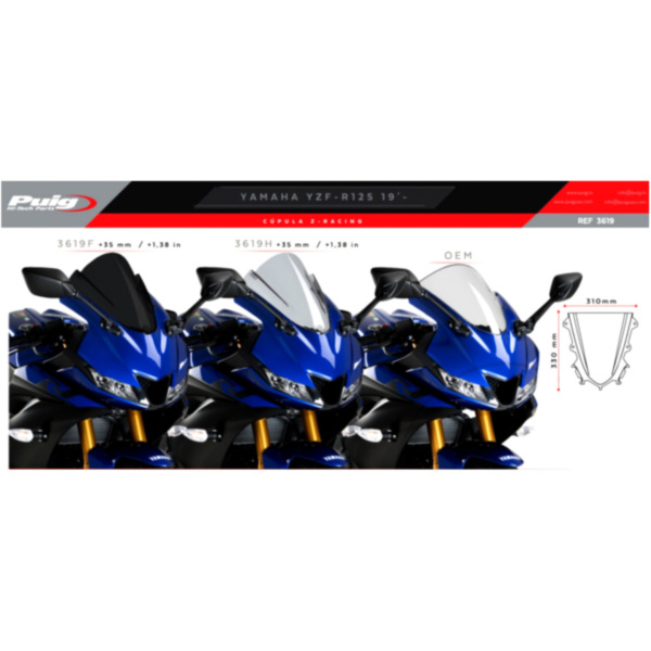 Racingscheibe Puig 3619N