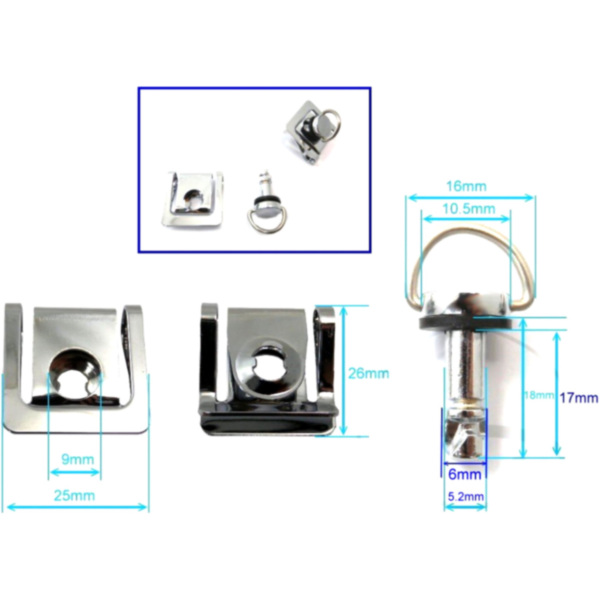 SCHNELLVERSCHLUSS silber JMP BA21A0005S