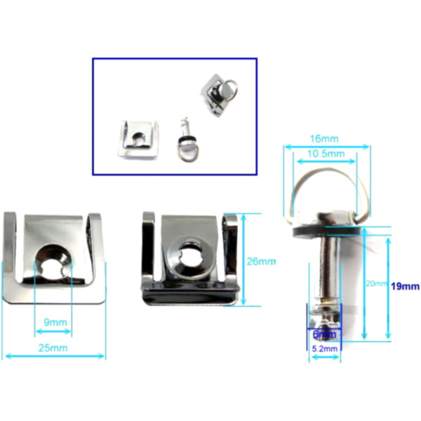 SCHNELLVERSCHLUSS silber JMP