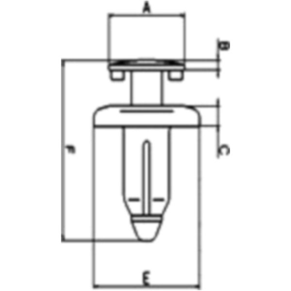 Verkleidungen Zug Dreh Druck Niete Tourmax RVTPT05