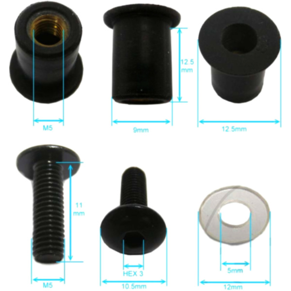 VERKLEID Schraube Satz JMP