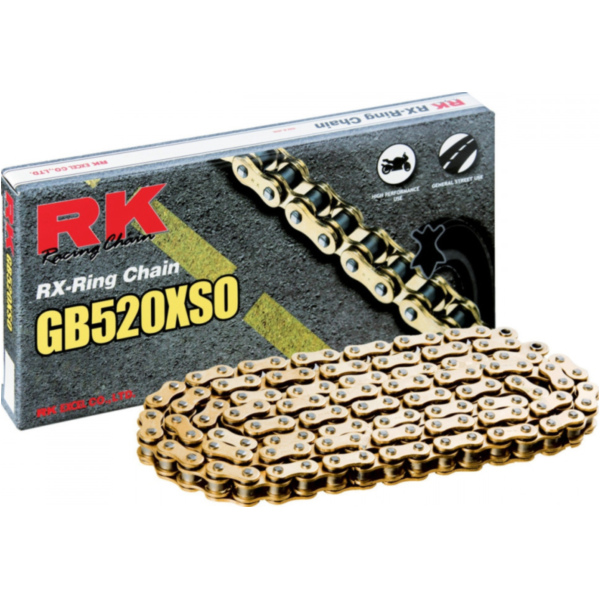 Motorradkette Antriebskette RK X-Ringkette GB520XSO/098