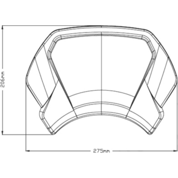 Startnummerntafel Puig 9808N