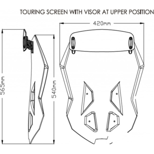 Touringscheibe Puig 3565H