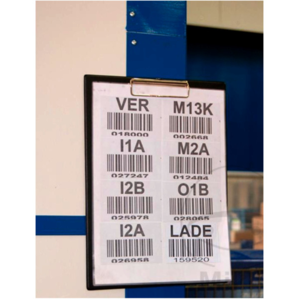 KLEMMBRETT A4 schwarz Magnet