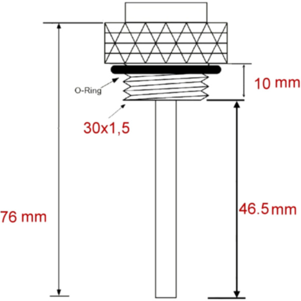 Öltemperatur Direktmesser JMP BH120332