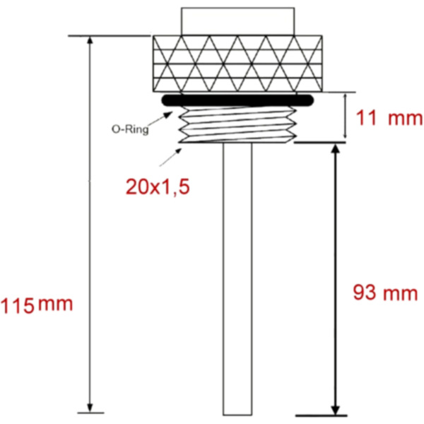 Öltemperatur Direktmesser JMP BH120346