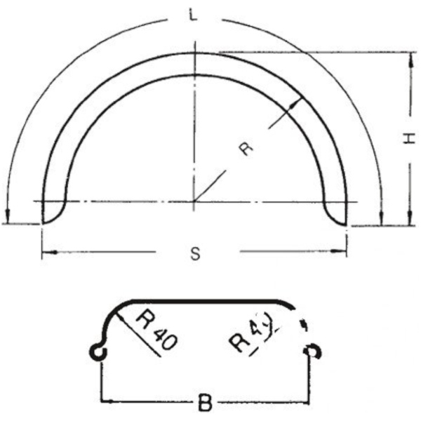 Kotflügel Anhänger verzinkt